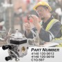 Jrisbo Kit Carburador para STIHL FS55 FS55R FS38 FS45 FS46 FC55 KM55 Desbrozadora, Carburador de Desbrozadora FS55 R Repuestos