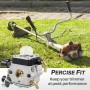 Jrisbo Kit Carburador para STIHL FS55 FS55R FS38 FS45 FS46 FC55 KM55 Desbrozadora, Carburador de Desbrozadora FS55 R Repuestos
