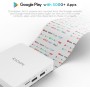 Google TV (4K) con búsqueda por Voz, Compatible con Google Chromecast y Dolby Audio Android 11.0 TV Box 2GB RAM 32GB ROM
