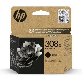HP Cartucho de Tinta Original Series 6110, 6120, 6130, 6520, 6530 - Nº 308E Negro (1 Unidad) - Marca EAN: 0196786390579