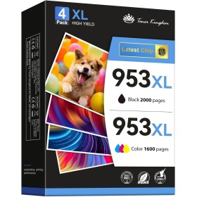Toner Kingdom Cartuchos 953XL 953 XL Compatible para HP 953XL Pack Compatible con HP Officejet Pro 7740 7720 8710 8715 8210 8718