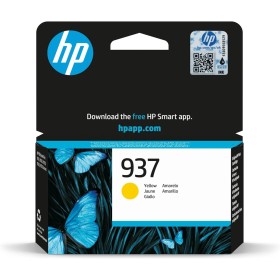 HP 937 4S6W4NE, Amarillo, Cartucho de Tinta Original, Compatible con impresoras HP OfficeJet Pro 9110, 9120, 9130, 9720 y 9730