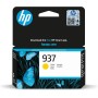HP 937 4S6W4NE, Amarillo, Cartucho de Tinta Original, Compatible con impresoras HP OfficeJet Pro 9110, 9120, 9130, 9720 y 9730