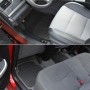 AUTOZOCO Juego Alfombrillas de Goma Universales para Coche diseño metalico - esterillas Acabado metalico - 70x46cm Delanteras y