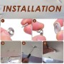 Baxcdyswe 65PCS Chinchetas Techo Coche, Botones Reparación Techo Coche con 65 Pasadores de Colores 1 Destornillador 1 Cinta