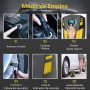 SYTUNG Inflador Ruedas Coche, Compresor Aire Portatil de Neumáticos de Coche con 3 Adaptadores de Boquilla y Luces LED