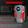 SYTUNG Inflador Ruedas Coche, Compresor Aire Portatil de Neumáticos de Coche con 3 Adaptadores de Boquilla y Luces LED