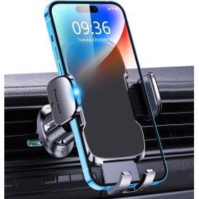Glangeh Soporte Movil Coche [2025 Gancho Mejorado] para Ventilación de Aire, 360° Rotación Accesorios Movil Coche con Liberación