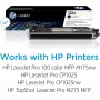HP 126A CE310A, Negro, Cartucho Tóner Original, de 1.200 páginas, para impresoras HP LaserJet Pro serie CP1020, CP1025, TopShot