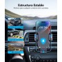 Glangeh Soporte Movil Coche [2025 Gancho Mejorado] para Ventilación de Aire, 360° Rotación Accesorios Movil Coche con Liberación