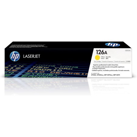 HP 126A CE310A, Negro, Cartucho Tóner Original, de 1.200 páginas, para impresoras HP LaserJet Pro serie CP1020, CP1025, TopShot