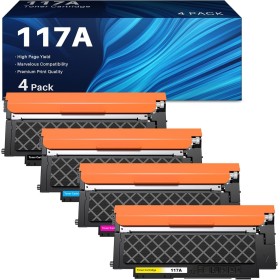 INK4U 117A Toner Compatible HP 117A W2070A Cartucho Tóner para HP Color Laser MFP 178nwg 179fwg 150nw 179fnw 150a 178nw W2070A