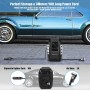 OneAmg Compresor de Aire Eléctrico Portátil Alimentado con Manómetro 12V con LED Luces de Emergencia para Hinchar Neumático de