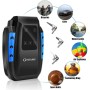 OneAmg Compresor de Aire Eléctrico Portátil Alimentado con Manómetro 12V con LED Luces de Emergencia para Hinchar Neumático de
