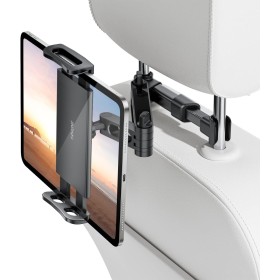 TRYONE Soporte Tablet Coche, Soporte Coche Reposacabezas - Soporte Extensible para Tablet Móvil iPad/Samsung Galaxy Tabs/Amazon