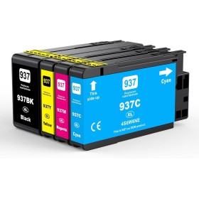 Cartuchos Tinta 937 con Chip compatibles con HP 937 937E 937XL Tinta para HP OfficeJet Pro 9730 9720 Titna HP Officejet Pro
