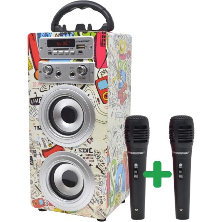 DYNASONIC (3º Generación) Karaoke con microfono, Regalos originales para niños niña, Juguetes niña (Modelo 16)