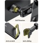 TRYONE Soporte Tablet Coche, Soporte Coche Reposacabezas - Soporte Extensible para Tablet Móvil iPad/Samsung Galaxy Tabs/Amazon