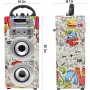 DYNASONIC (3º Generación) Karaoke con microfono, Regalos originales para niños niña, Juguetes niña (Modelo 16)