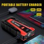 KATOROE Arrancador de Coches 4000A, 150PSI 12V Arrancador de Batería de Coche, Jump Starter con 2.5 Inch Pantalla LCD, Clips de