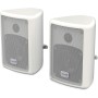 Audibax Pícolo PR-41W Pareja Altavoces Estantería HiFi y Sonorización 75 W Soporte Pared Incluido Blanco