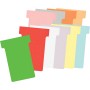 Nobo Kit Planificador Anual de Pared para Tarjetas T, 12 Columnas y 32 Ranuras Tamaño 2, Incluye Tarjetas T y Columna de Índice,