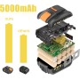 REACELL 2X 5.0Ah Batería de Repuesto para Worx Batería 20V Batería Recargable Lithium Bateria Compatible para Worx 20 Volt