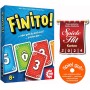Game Factory 646090 Finito, emocionante Cartas para 2-6 Jugadores, rápido para Adultos y niños a Partir de 8 años, Juego