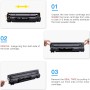 LxTek CE285A 85A Tóner Compatible para HP 85A Tóner para HP Laserjet P1102W P1102W Tóner P1102 M1212NF M1132MFP M1217NFW M1212