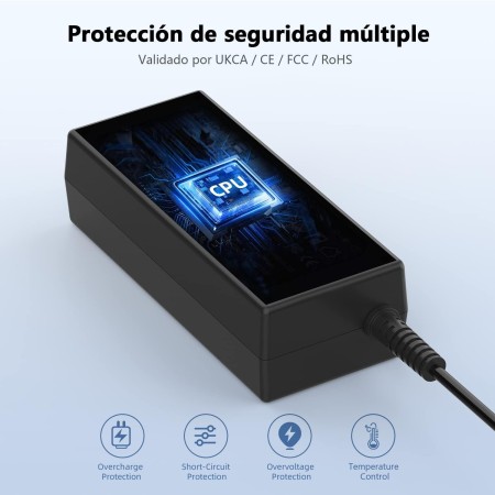 Cargador HP Portatil USB C 65W para HP Elitebook x360 1030 1040 G3 G4, Spectre X360, Chromebook 11 14, ProBook 430 450 G5 G6,