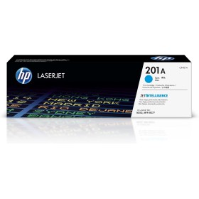 HP 201A CF401A, Cian, Cartucho Tóner Original, de 1.330 páginas, para impresoras HP Color LaserJet Pro serie 252, 274 y 277