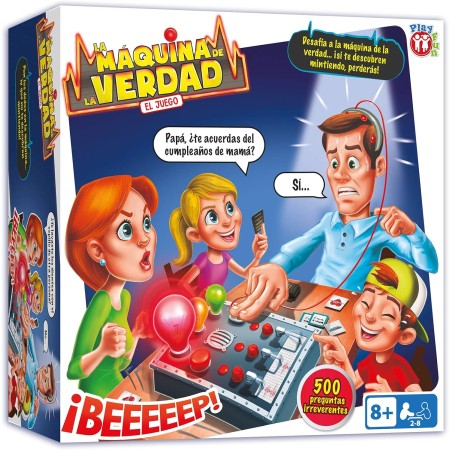 PLAY FUN BY IMC TOYS La Máquina de la Verdad, Juego Verdad o Mentira, Juego de Mesa Divertido y Familiar para Niños y Niñas +8
