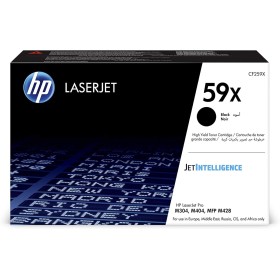 HP 59X CF259X, Negro, Cartucho Tóner de Alta Capacidad Original, de 10.000 páginas, para impresoras HP LaserJet Pro M404n,