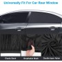URAQT Parasol Coche Lateral, 2pcs Mosquitera para Coche de Doble Tejido, Parasol Ventana Coche Fácil Instalación, Cortinas Coche