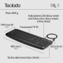 HP Pavilion 200 Teclado y Ratón con Cables - (1600 PPP, Puerto USB 2.0, Indicador LED, Windows 10, Windows 8) Teclado QWERTY