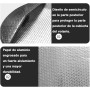 Parasol para Volante de Coche, Cubierta de Parasol para Volante, Funda de Protección Solar del Volante de Aluminio, Fácil