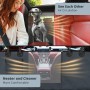 KYG Funda Perros Coche Cubierta de Asiento para Mascota Impermeable y Resistente Protector Coche con Ventana de Malla Visible y