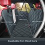 KYG Funda Perros Coche Cubierta de Asiento para Mascota Impermeable y Resistente Protector Coche con Ventana de Malla Visible y