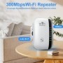 Repetidor WiFi inalámbrico de 300Mbps extensor WiFi amplificador enrut