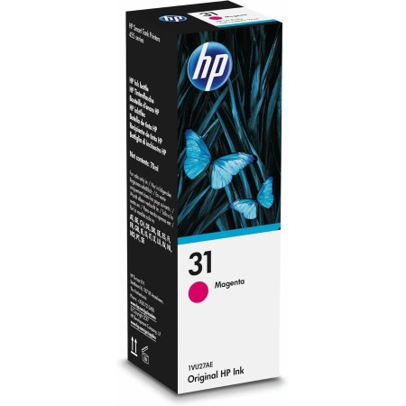 HP 31 1VU27AE, Magenta, Botella de Tinta Original, compatible con impresoras HP Smart Tank series 400, 500, 600