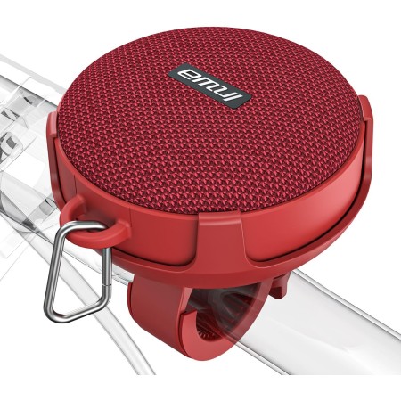 Inwa Altavoz Inalámbrico Portátil Bluetooth para Bicicleta, TF Modo, 480 Minutos Tiempo de Reproducción, Micrófono Incorporado,