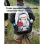 Inwa Altavoz Inalámbrico Portátil Bluetooth para Bicicleta, TF Modo, 480 Minutos Tiempo de Reproducción, Micrófono Incorporado,
