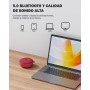 Inwa Altavoz Inalámbrico Portátil Bluetooth para Bicicleta, TF Modo, 480 Minutos Tiempo de Reproducción, Micrófono Incorporado,