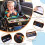 lenbest Mesa para Niños en la Asiento de Coche, Tablero Impermeable del Coche, Dos Formas de Usar, Bandeja de Coche y Cochecito