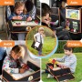 lenbest Mesa para Niños en la Asiento de Coche, Tablero Impermeable del Coche, Dos Formas de Usar, Bandeja de Coche y Cochecito