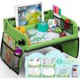 lenbest Mesa para Niños en la Asiento de Coche, Tablero Impermeable del Coche, Dos Formas de Usar, Bandeja de Coche y Cochecito