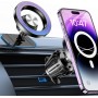 Soporte Movil Coche MagsafeSuper imanes Soporte Magnetico movil Coche, Soporte iPhone Coche360° Rotación Soporte Movil Coche
