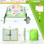 lenbest Mesa para Niños para el Asiento del Coche, Tablero Impermeable 40x32 cm, Bandeja para Cochecito, Avión (Juego de Papel