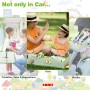 lenbest Mesa para Niños para el Asiento del Coche, Tablero Impermeable 40x32 cm, Bandeja para Cochecito, Avión (Juego de Papel
