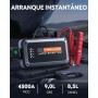 TREKURE 4500A Arrancador de Baterias de Coche (hasta 9,0 L de Gas o 8,5 L de Diésel), Arrancador de Coches Portatil Protección